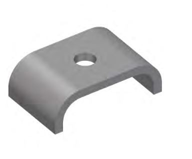 Rohrschelle DIN 5534 Aluminium